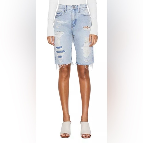 Frame Le Vintage Bermuda Short in Drenched - Picture 1 of 9